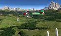 FSC scenario Dolomiti 3D X-Plane vista esterna acrobatico 1